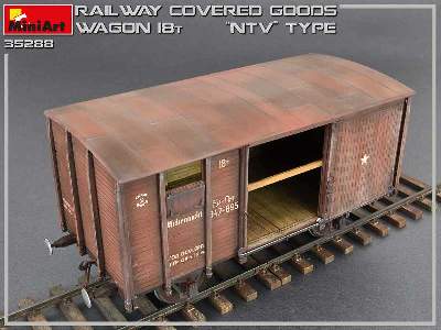 Railway Covered Goods Wagon 18t &#8220;ntv&#8221; Type - image 21