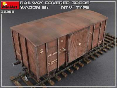Railway Covered Goods Wagon 18t &#8220;ntv&#8221; Type - image 23