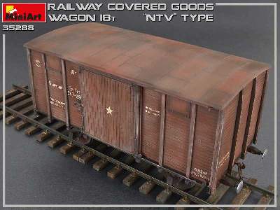 Railway Covered Goods Wagon 18t &#8220;ntv&#8221; Type - image 24