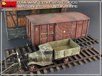 Railway Covered Goods Wagon 18t &#8220;ntv&#8221; Type - image 25