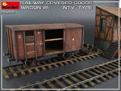 Railway Covered Goods Wagon 18t &#8220;ntv&#8221; Type - image 26