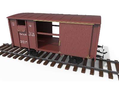 Railway Covered Goods Wagon 18t &#8220;ntv&#8221; Type - image 30
