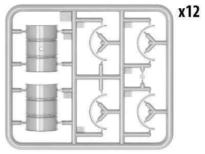 German 200l Fuel Drums WW2 - image 4