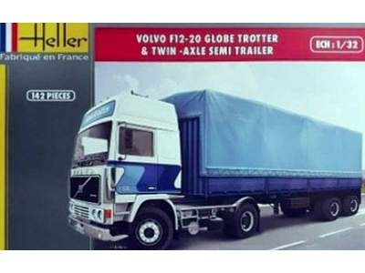 Volvo F12-20 Globe Trotter & Twin - Axle Semi Trailer - image 1