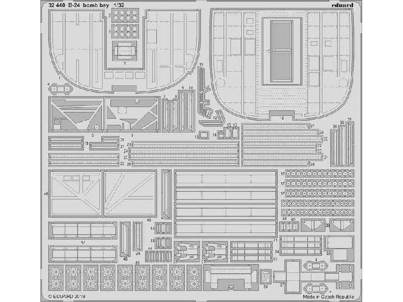 B-24 bomb bay 1/32 - Hobby Boss - image 1