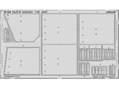 StuG IV schurzen 1/35 - Academy - image 1