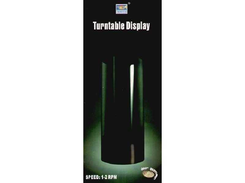 Turntable display 84 x 163 mm flat top - image 1