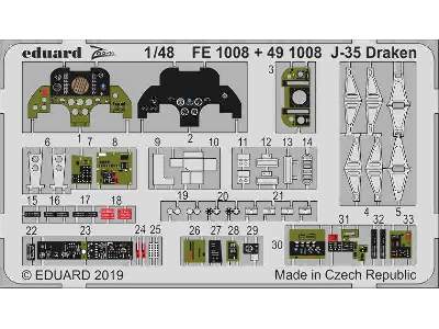 J-35 Draken interior 1/48 - image 1