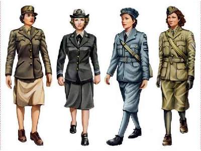 WW2 Allied Female Soldier - image 1