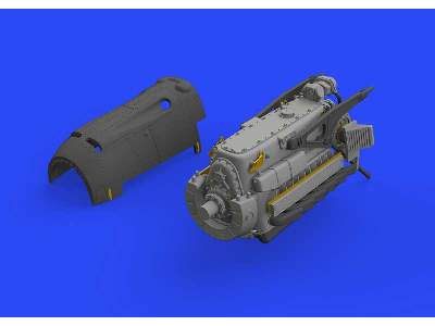 Bf 109E engine 1/48 - Eduard - image 2