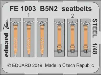 B5N2 seatbelts STEEL 1/48 - image 1