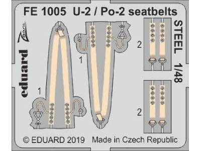 U-2 / Po-2 seatbelts STEEL 1/48 - image 1