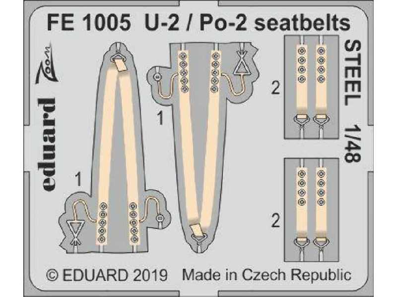 U-2 / Po-2 seatbelts STEEL 1/48 - image 1