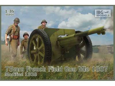 75mm French Field Gun Mle 1897 Modified 1938 - image 1