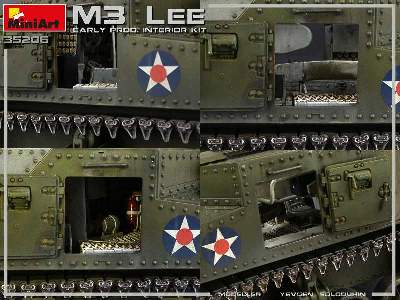 M3 Lee Early Production. Interior Kit - image 43