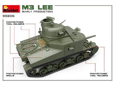 M3 Lee Early Production. Interior Kit - image 45