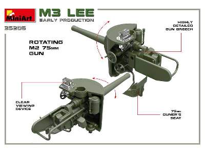 M3 Lee Early Production. Interior Kit - image 52