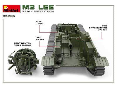 M3 Lee Early Production. Interior Kit - image 54