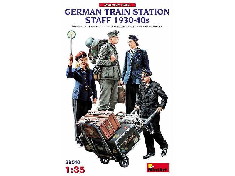 German Train Station Staff 1930-40s - image 1