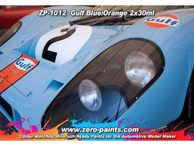 1012 Gulf Blue And Orange Set - image 6