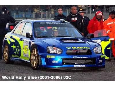 1041 Subaru 555 Rally Blue (1997-2002) 74f - image 1