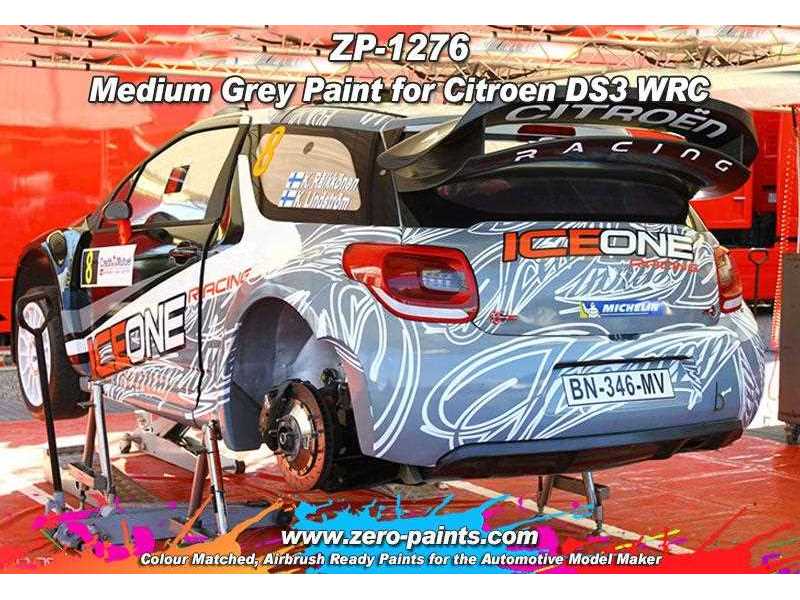 1279 Medium Grey For Citroen Ds3 Wrc (Pitwall Decals 24d-005) - image 1