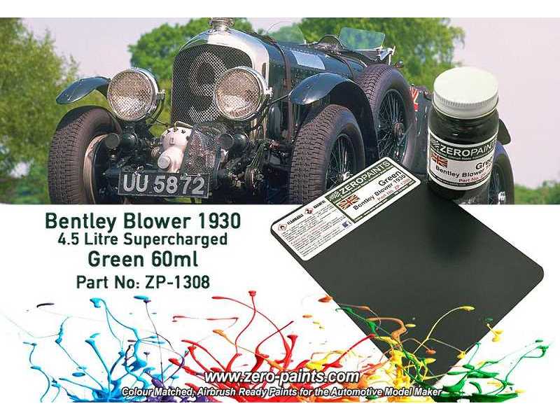 1308 Bentley Blower 4.5 Litre 1930 Green - image 1