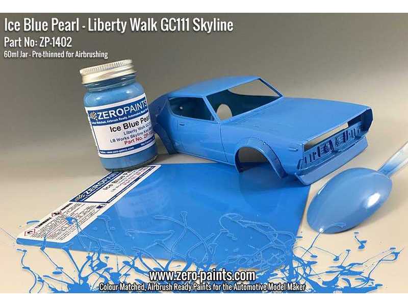 1402 Ice Blue Pearl For Liberty Walk Gc111 Skyline (Ken Mary) - image 1 1402 Ice Blue Pearl For Liberty Walk Gc111 Skyline (Ken Mary) - image 1