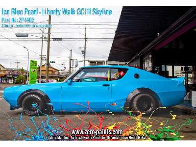 1402 Ice Blue Pearl For Liberty Walk Gc111 Skyline (Ken Mary) - image 2