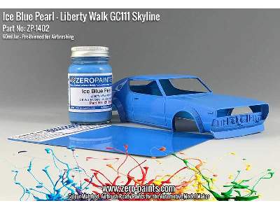 1402 Ice Blue Pearl For Liberty Walk Gc111 Skyline (Ken Mary) - image 5