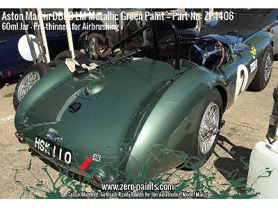 1406 Aston Martin Dbr3s Lm Metallic Green - image 3