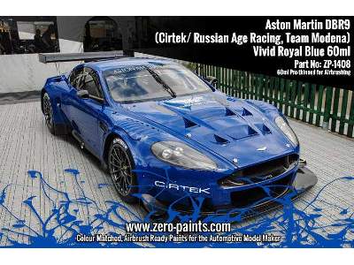 1408 Vivid Royal Blue - Aston Martin Dbr9 (Cirtek/ Russian Age R - image 1