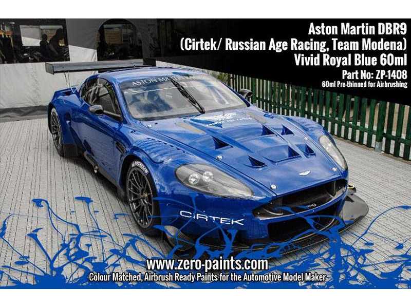 1408 Vivid Royal Blue - Aston Martin Dbr9 (Cirtek/ Russian Age R - image 1