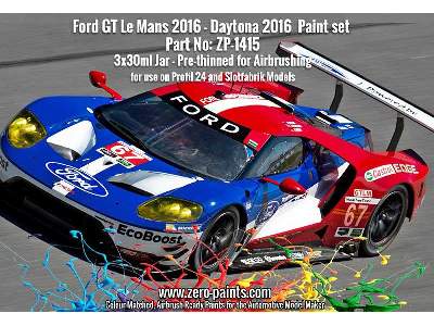 1415 Ford Gt Le Mans 2016 - Daytona 2016 Set - image 2