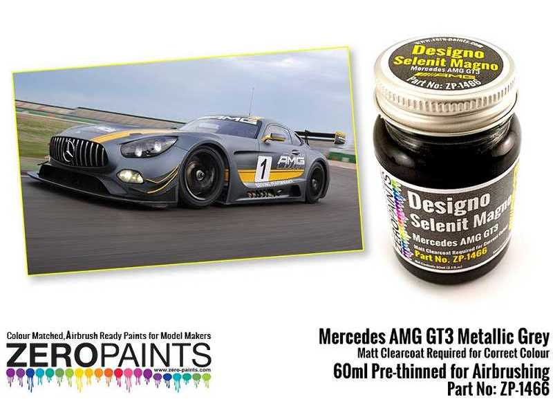 1466 Mercedes Amg Gt3 Metallic Grey (Matt) - image 1