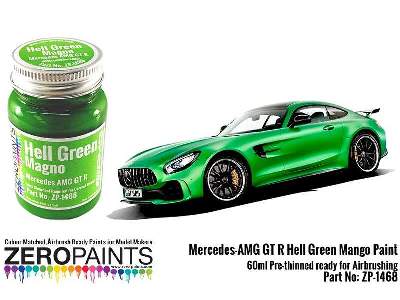 1468 Mercedes Amg Gt R Hell Green (Matt) - image 1