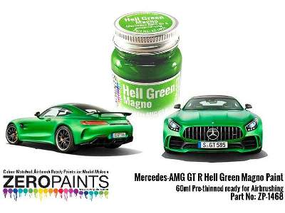 1468 Mercedes Amg Gt R Hell Green (Matt) - image 2