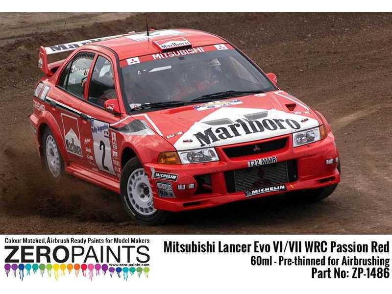 1486 Mitsubishi Lancer Evo Vi Wrc Passion Red - image 1