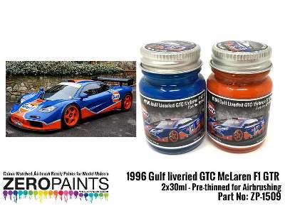 1509 1996 Gulf Liveried Gtc Mclaren F1 Gtr Set - image 1