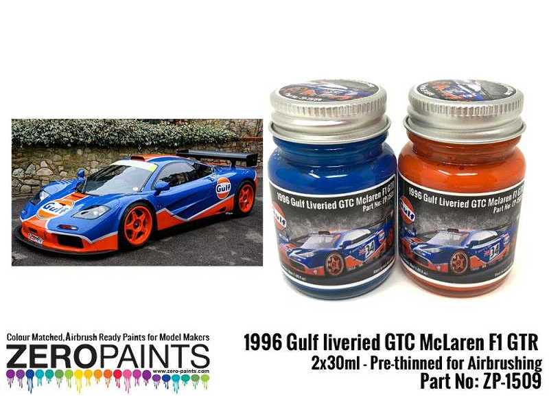 1509 1996 Gulf Liveried Gtc Mclaren F1 Gtr Set - image 1