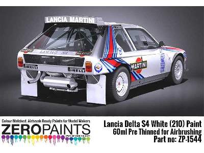1544 Lancia Delta S4 Rally 1986 Monte Carlo Rally White (210) - image 2