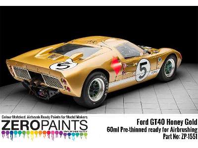 1551 Ford Gt40 Honey Gold - image 2