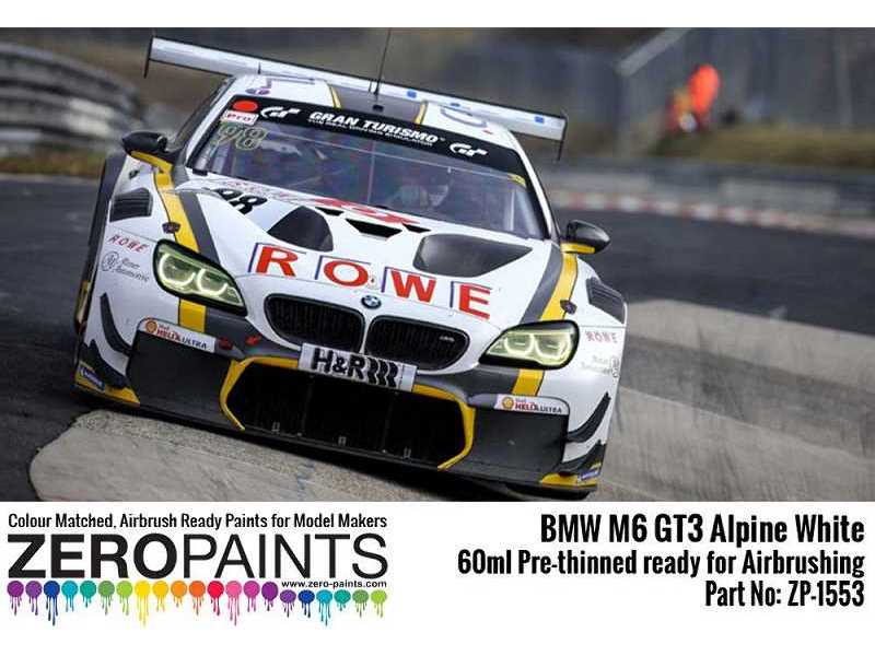 1553 Bmw M6 Gt3 Alpine White - image 1