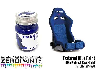 1578 Blue Textured Paint 30ml  (Engines, Interiors Etc) - image 1