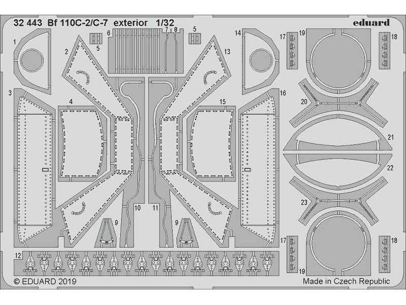 Bf 110C-2/ C-7 exterior 1/32 - image 1