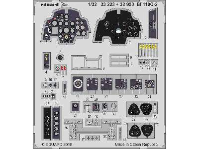 Bf 110C-2 interior 1/32 - Revell - image 1