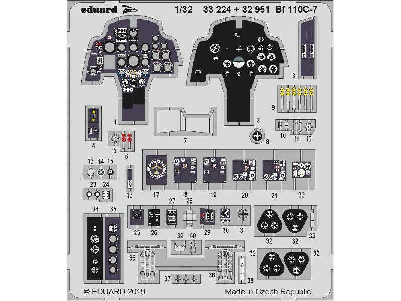 Bf 110C-7 interior 1/32 - Revell - image 1