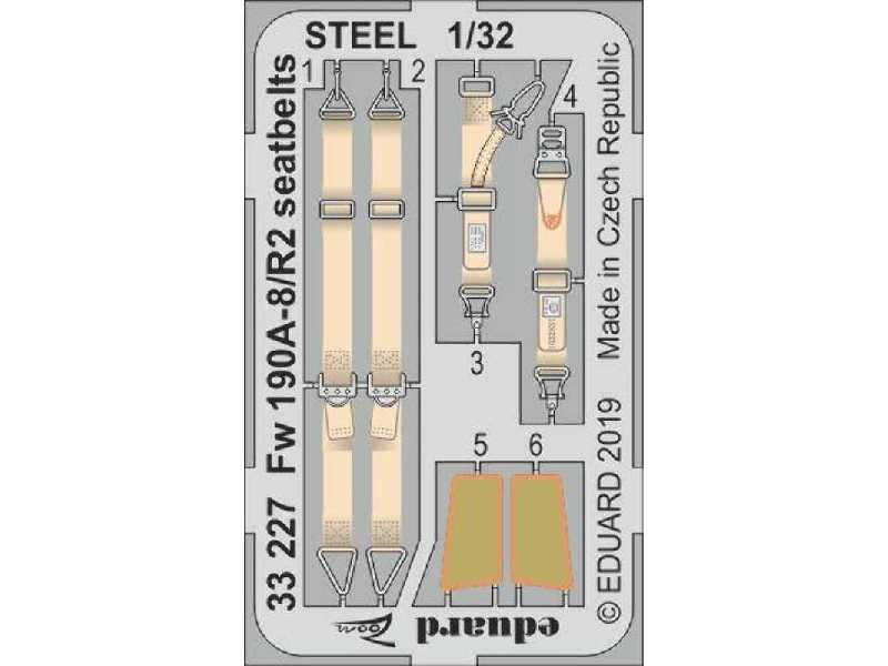 Fw 190A-8/ R2 seatbelts STEEL 1/32 - image 1