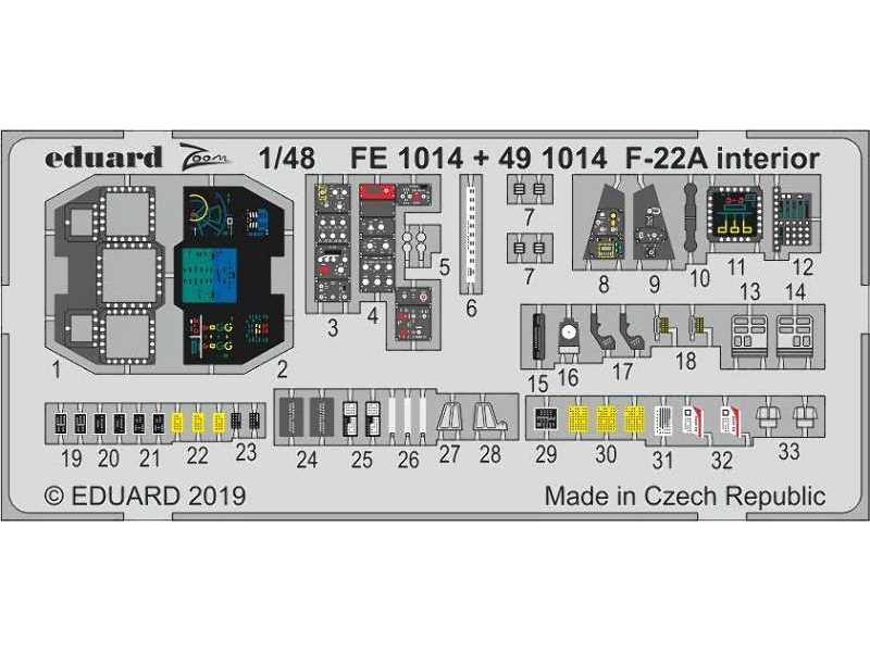 F-22A interior 1/48 - image 1