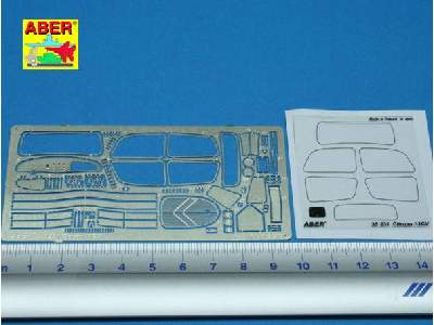 Citroen Traction 11CV Staff Car - photo-etched parts - image 1